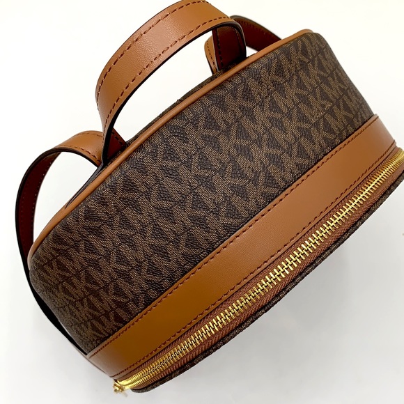 MICHAEL KORS KENLY MEDIUM BACKPACK BROWN SIGNATURE COLOR - Picture 10 of 16